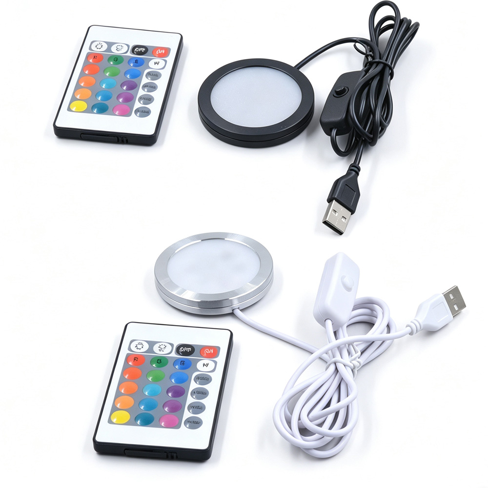 3D Printing Lamp - Black USB 5V 3W RGB Led