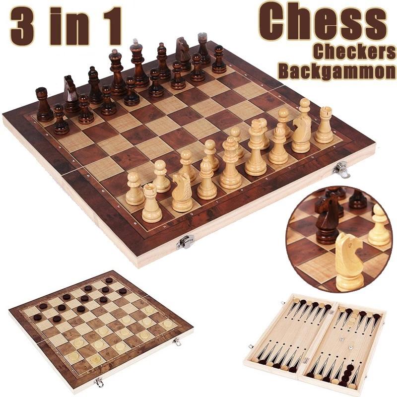 3 in 1 Chess Board, Folding Wo - 3D Printing Chess 评论和价格