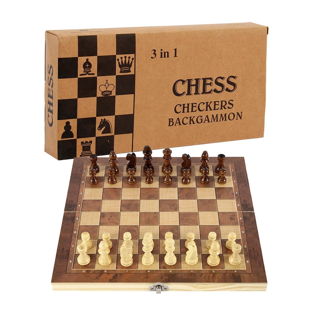3 in 1 Chess Board, Folding Wo - 3D Printing Chess 评论和价格