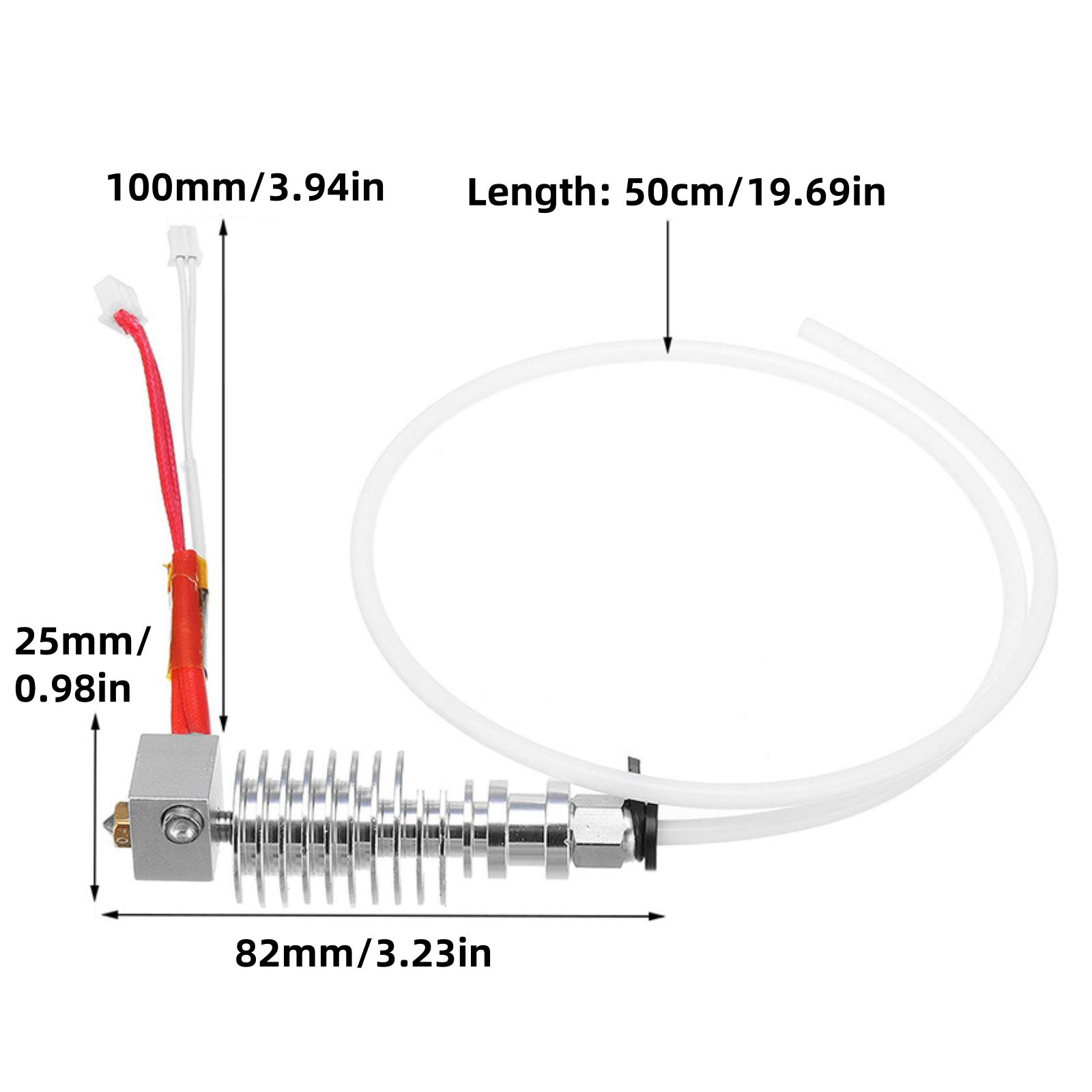 1PC V5 J-Head Hotend Kit 0.4mm - 3D Printer Hotend Kit 评论和价格