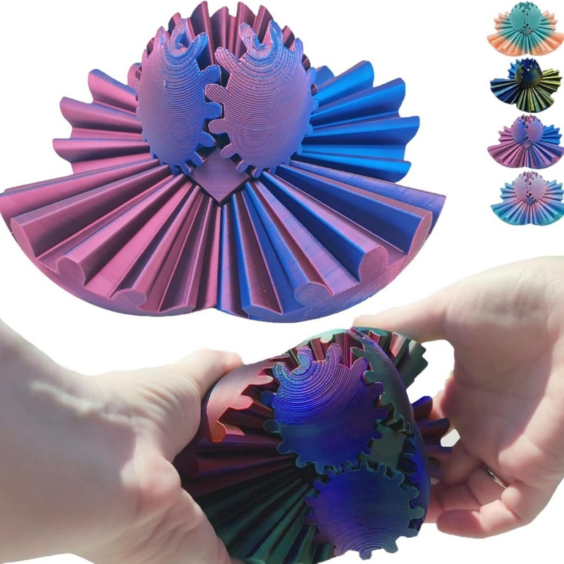 3D Printed Gear Ball Spin Deco - 3D Printing Gears 评论和价格