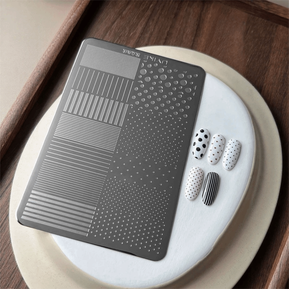 Dotting Pattern Nail Art Stamp - 3D Printing Templates Free 评论和价格