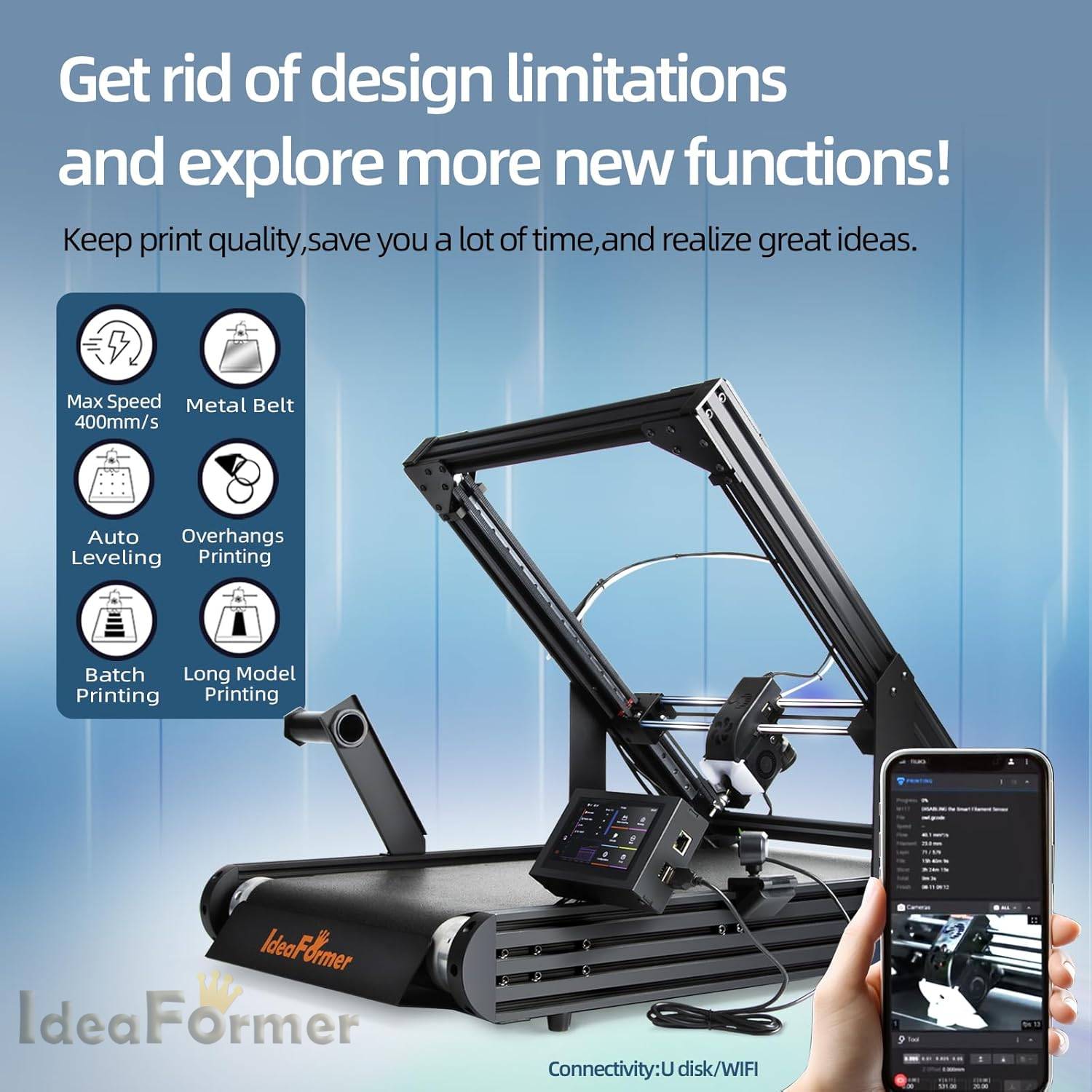 IdeaFormer IR3 V2 Conveyor Bel - 3D Printing Z Axis 评论和价格