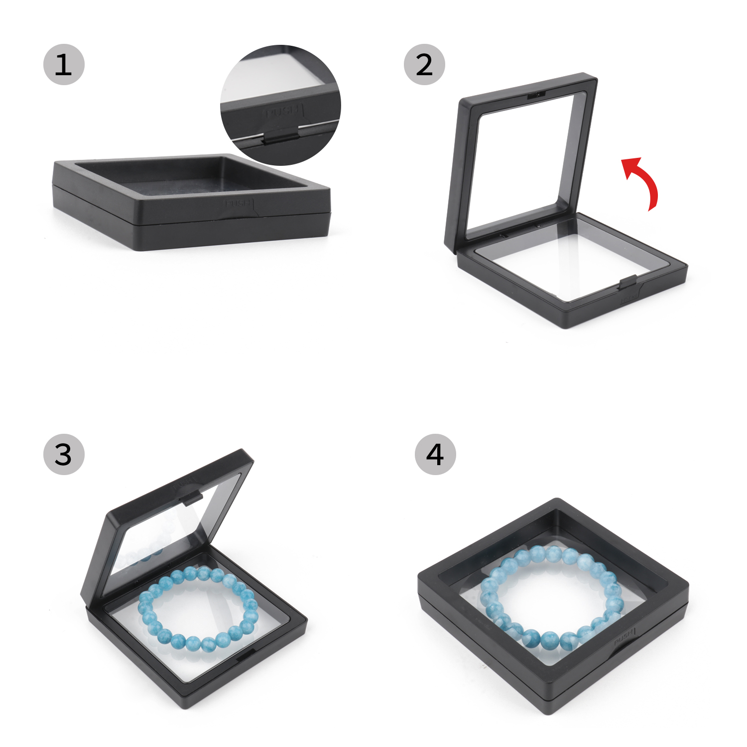 PE Film Black Jewelry Storage  - 3D Printing Earrings 评论和价格