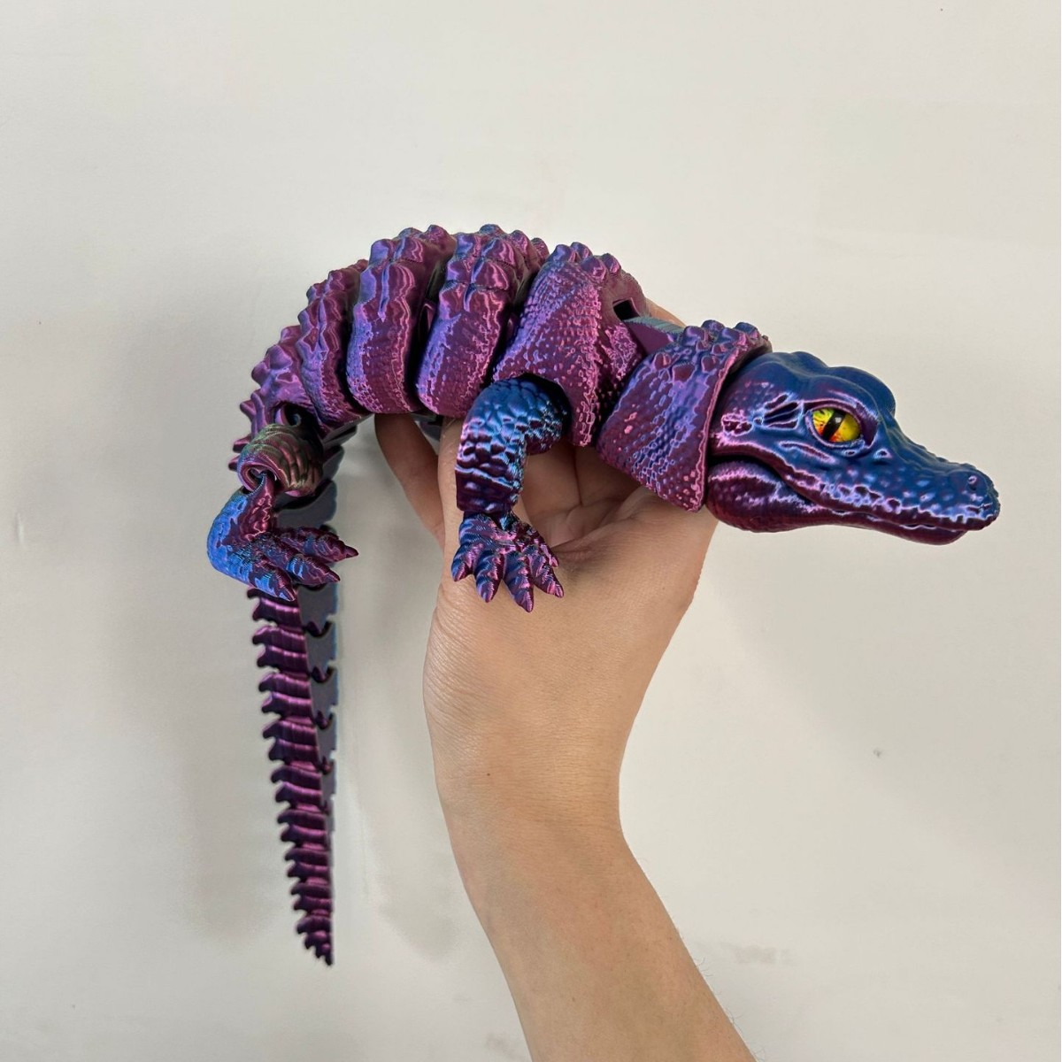 3D Printed Crocodile with Inte - 3D Printing Gif 评论和价格