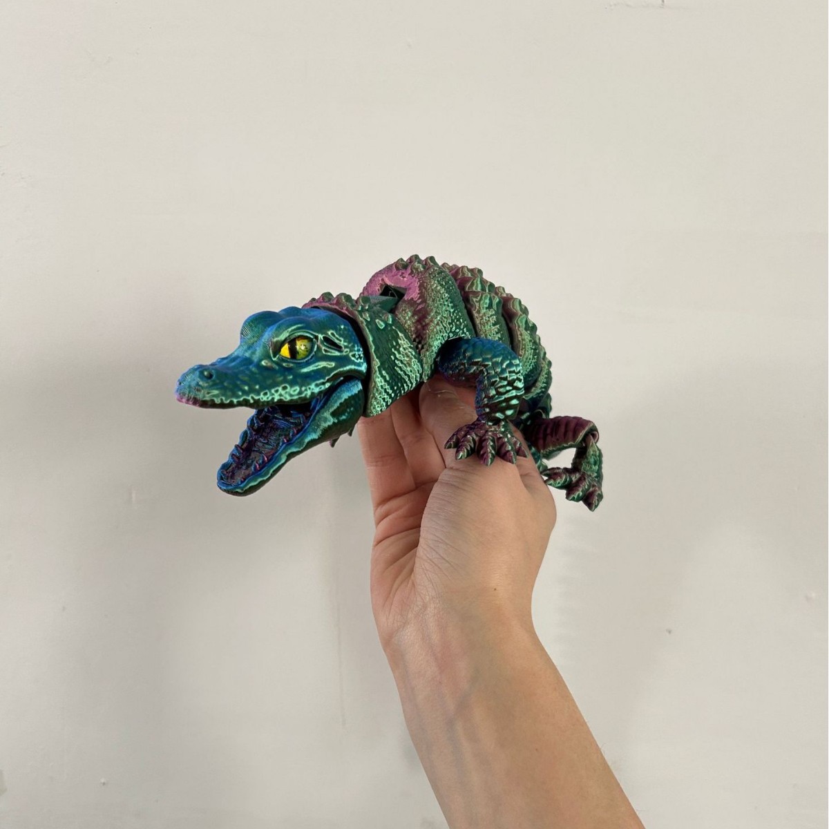 3D Printed Crocodile with Inte - 3D Printing Gif 评论和价格