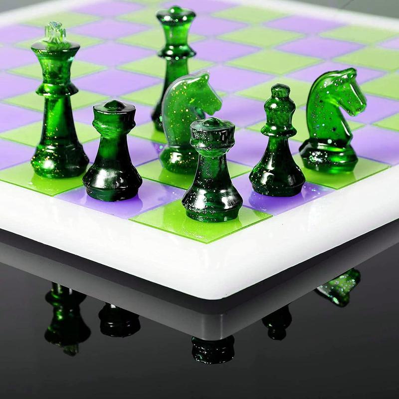 Resin Chess Set Mold With Ches - 3D Printing Chess 评论和价格