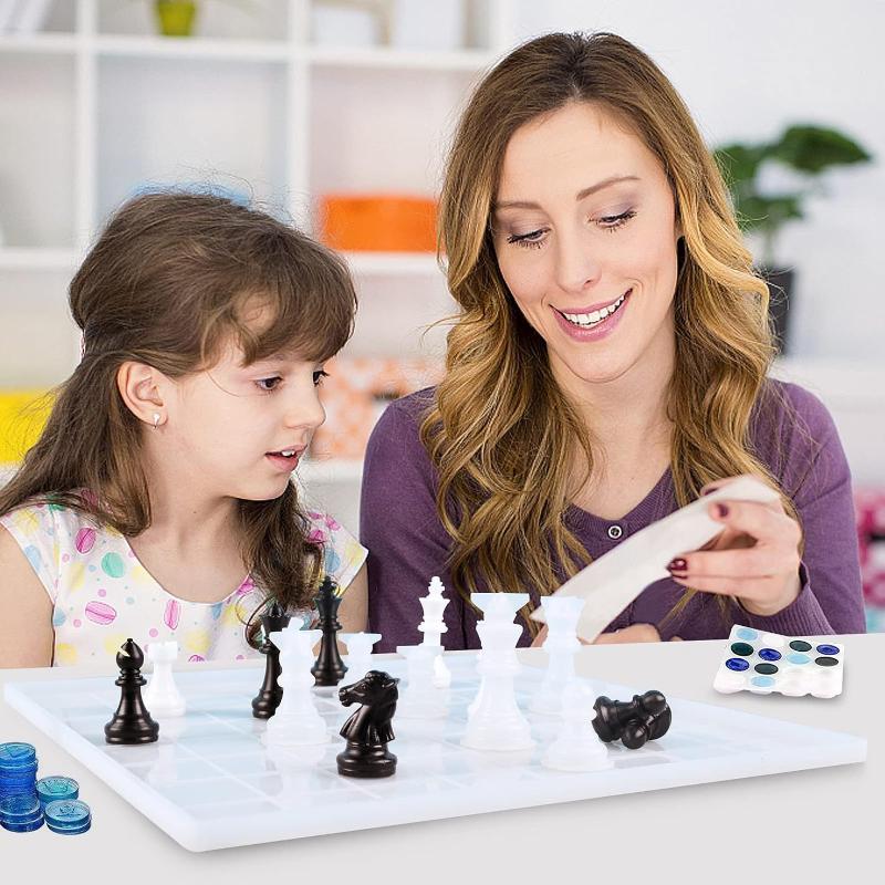 Resin Chess Set Mold With Ches - 3D Printing Chess 评论和价格