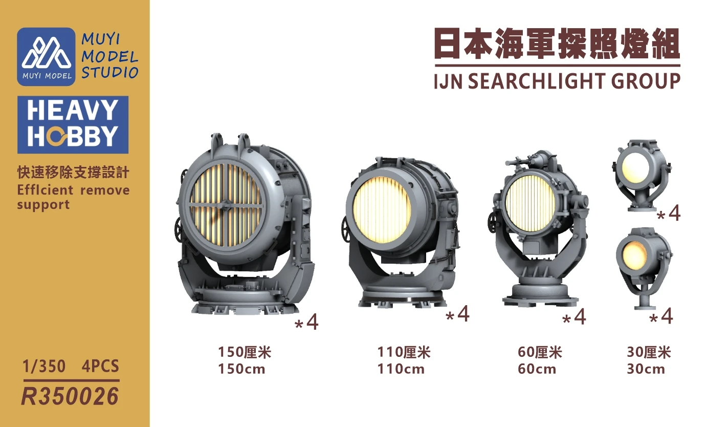 MUYI MODEL R350026 1/350 IJN S - 3D Printing Lamp 评论和价格
