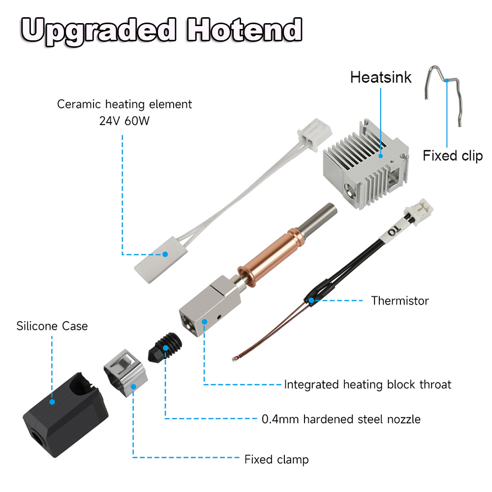 Upgrade Hotend Kit For Anycubi - 3D Printer Hotend Kit 评论和价格
