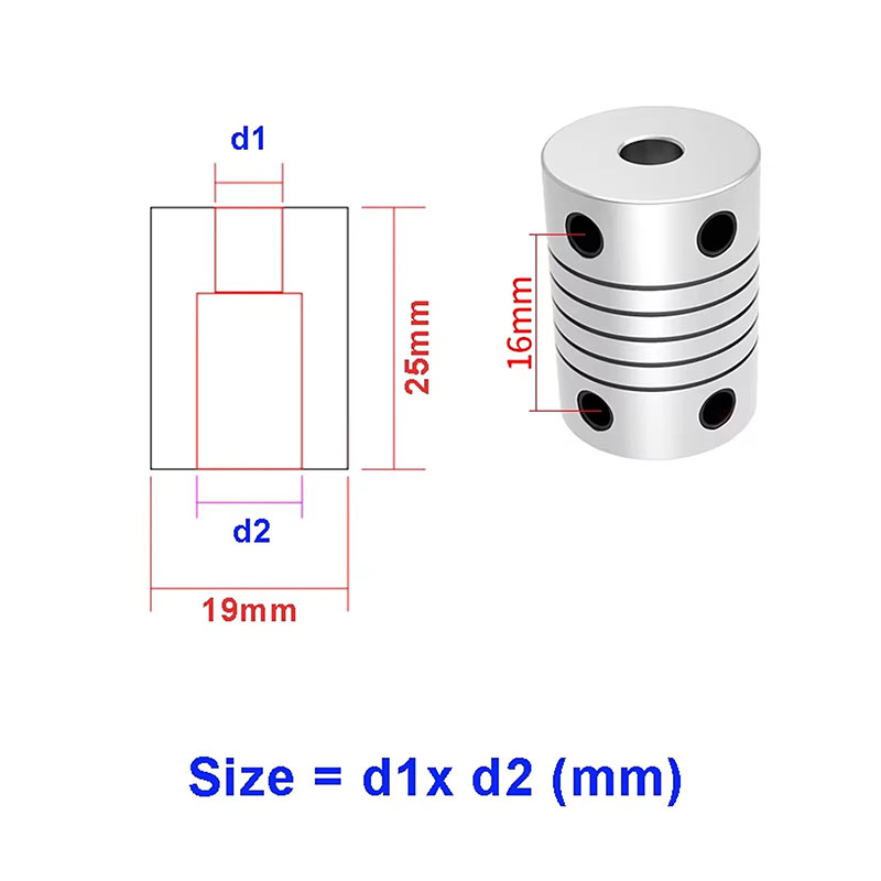 1Pcs D19*L25 3/4/5/6/7/8/10m A - 3D Printing Z Axis 评论和价格
