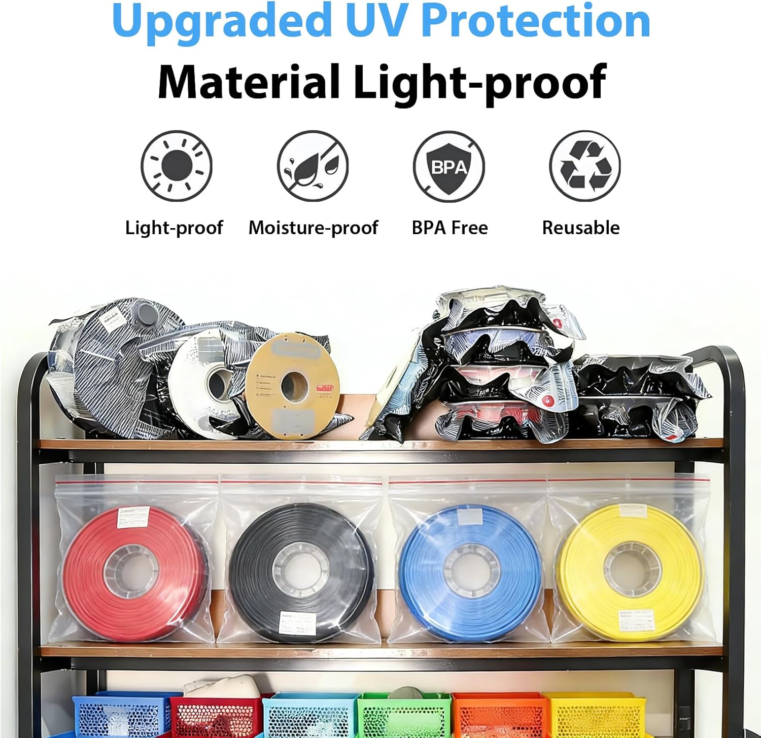 Upgraded 3D Printer Black Fila - Abs Filament Spool 评论和价格
