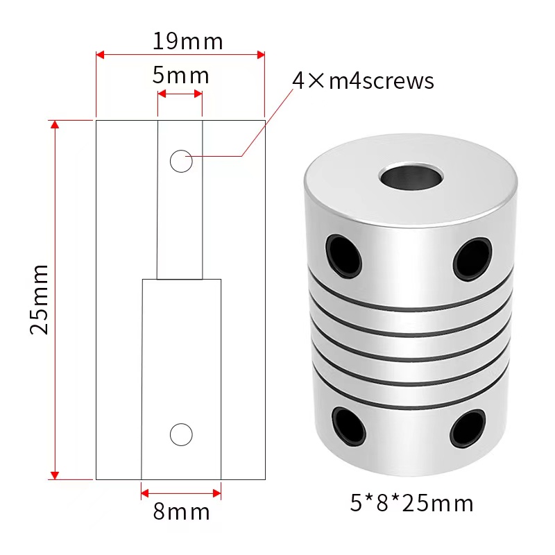 D19L25 3/4mm 5mm 6mm 6.35mm 8m - 3D Printing Z Axis 评论和价格