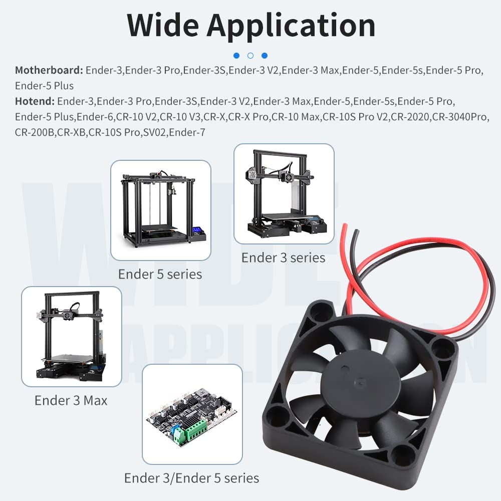 2pcs Creality Original 4010 Fa - Ender 3 Upgrade Kit 评论和价格