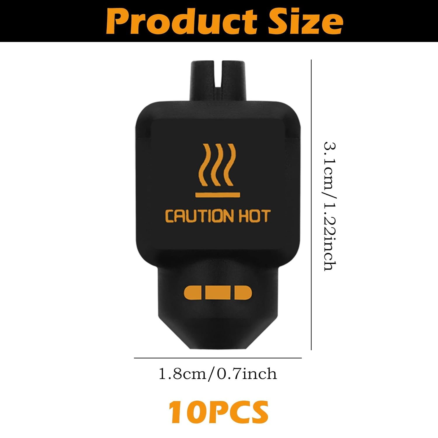 10Pcs Black Silicone Sock for  - 3D Printer Hotend Kit 评论和价格