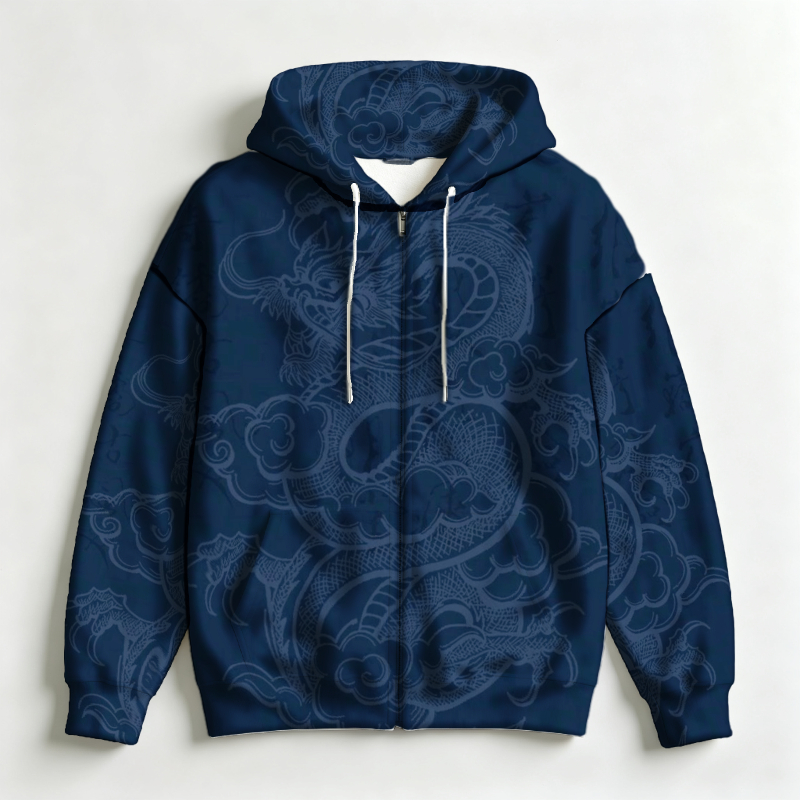 Men Zip Hooded Sweatshirt 3D A - 3D Printing Output 评论和价格