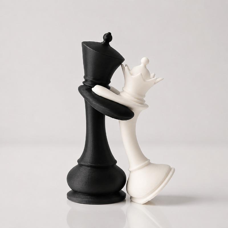 3D Printed Chess King Queen Fi - 3D Printing Chess 评论和价格