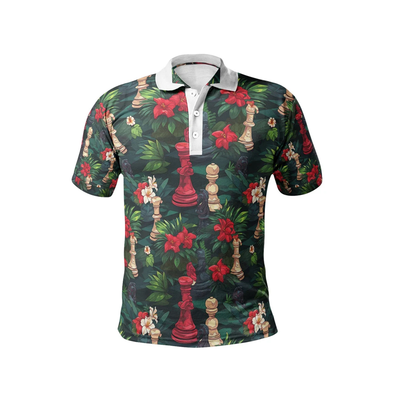 Chess King 3D Print Polo Shirt - 3D Printing Chess 评论和价格