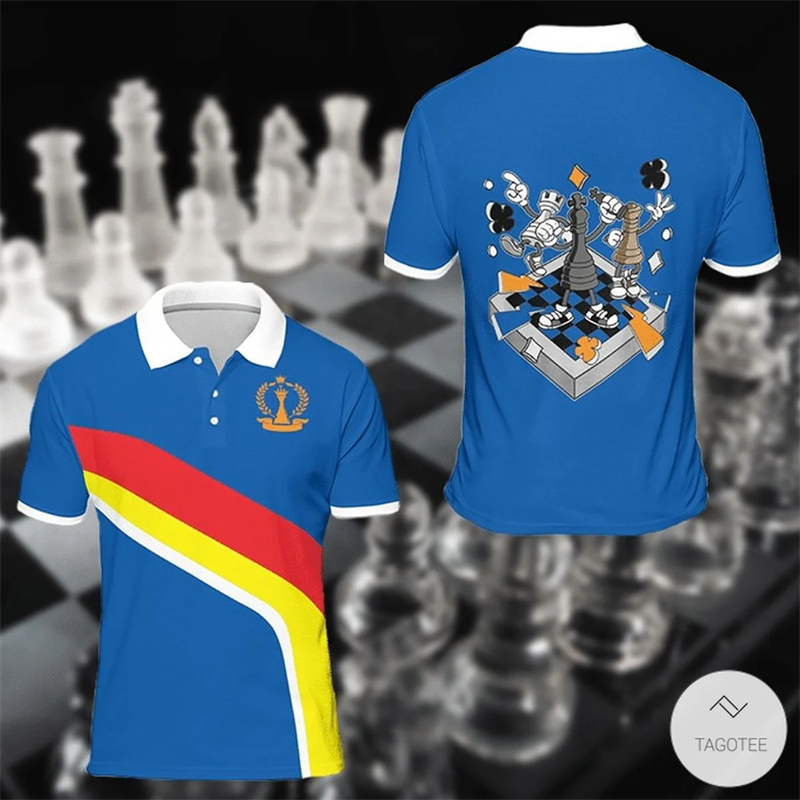 Chess King 3D Print Polo Shirt - 3D Printing Chess 评论和价格