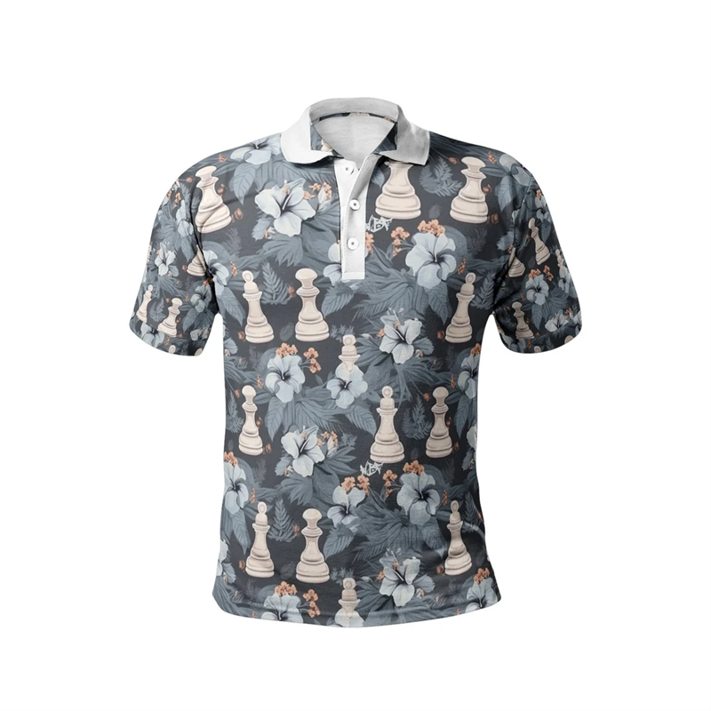 Chess King 3D Print Polo Shirt - 3D Printing Chess 评论和价格