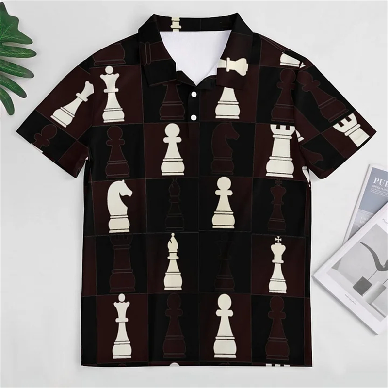 Chess King 3D Print Polo Shirt - 3D Printing Chess 评论和价格