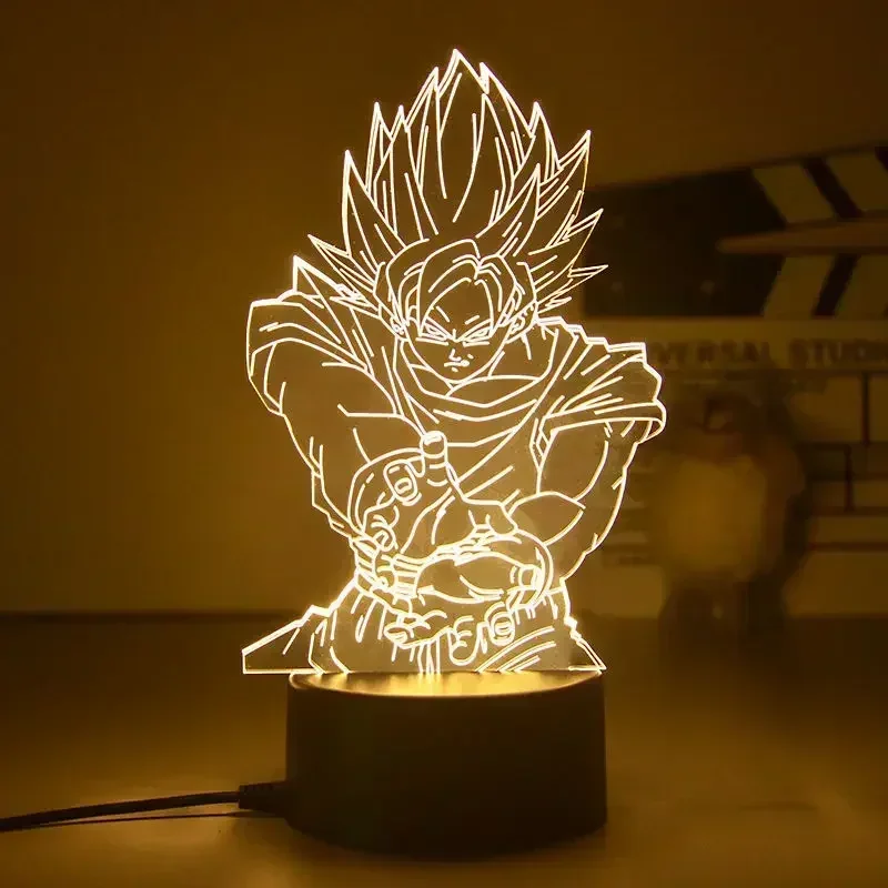 Dragon Ball Z Super Saiyan Veg - 3D Printing Lamp 评论和价格