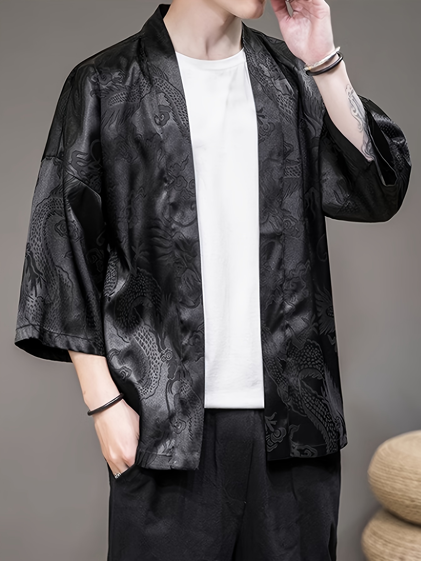 2026 Summer Men's Kimono 3D Pr - 3D Printing Designing 评论和价格