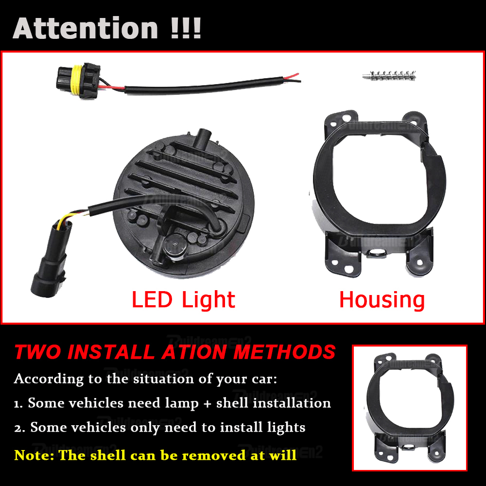 2 Pieces Car LED Fog Light Ass - 3D Printing Lamp 评论和价格