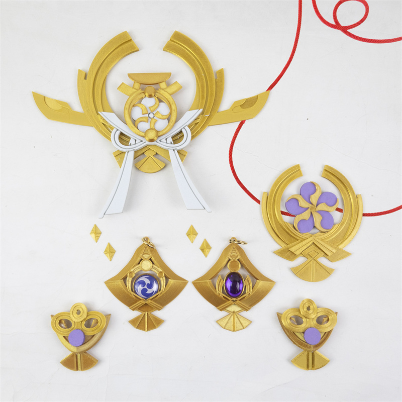 New Genshin Impact Yae Miko Co - 3D Printing Earrings 评论和价格