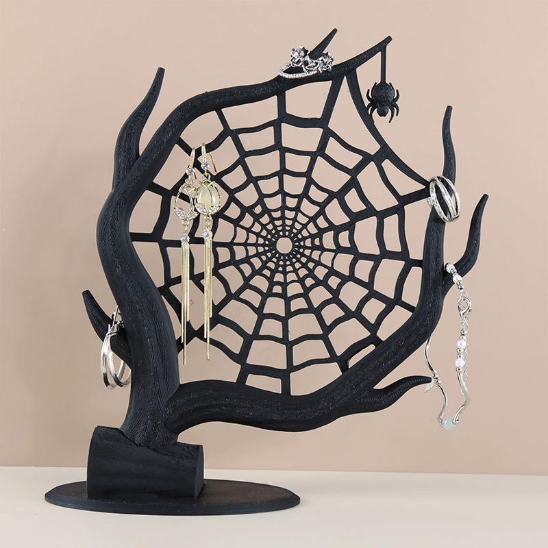 3D Printed Spider Web Hallowee - 3D Printing Earrings 评论和价格