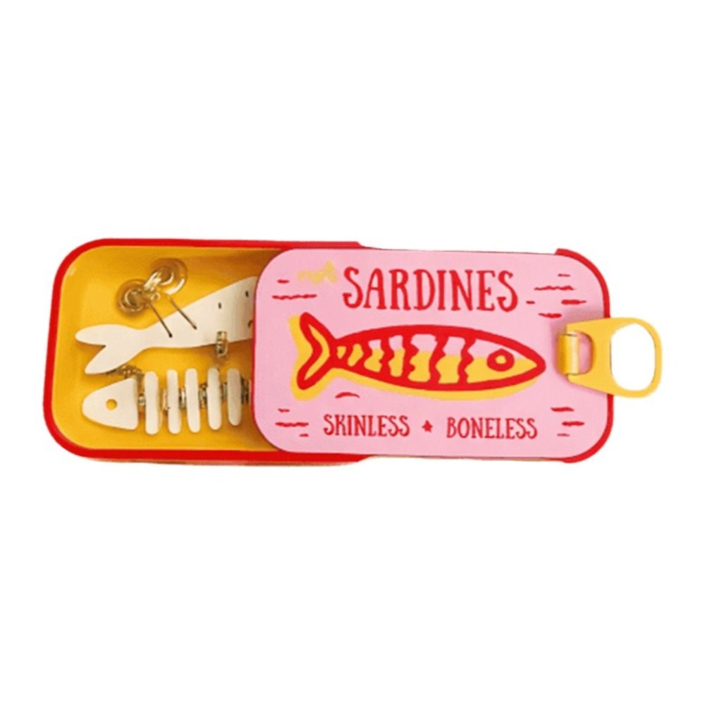 3D Printed Sardine Tin Jewelry - 3D Printing Earrings 评论和价格
