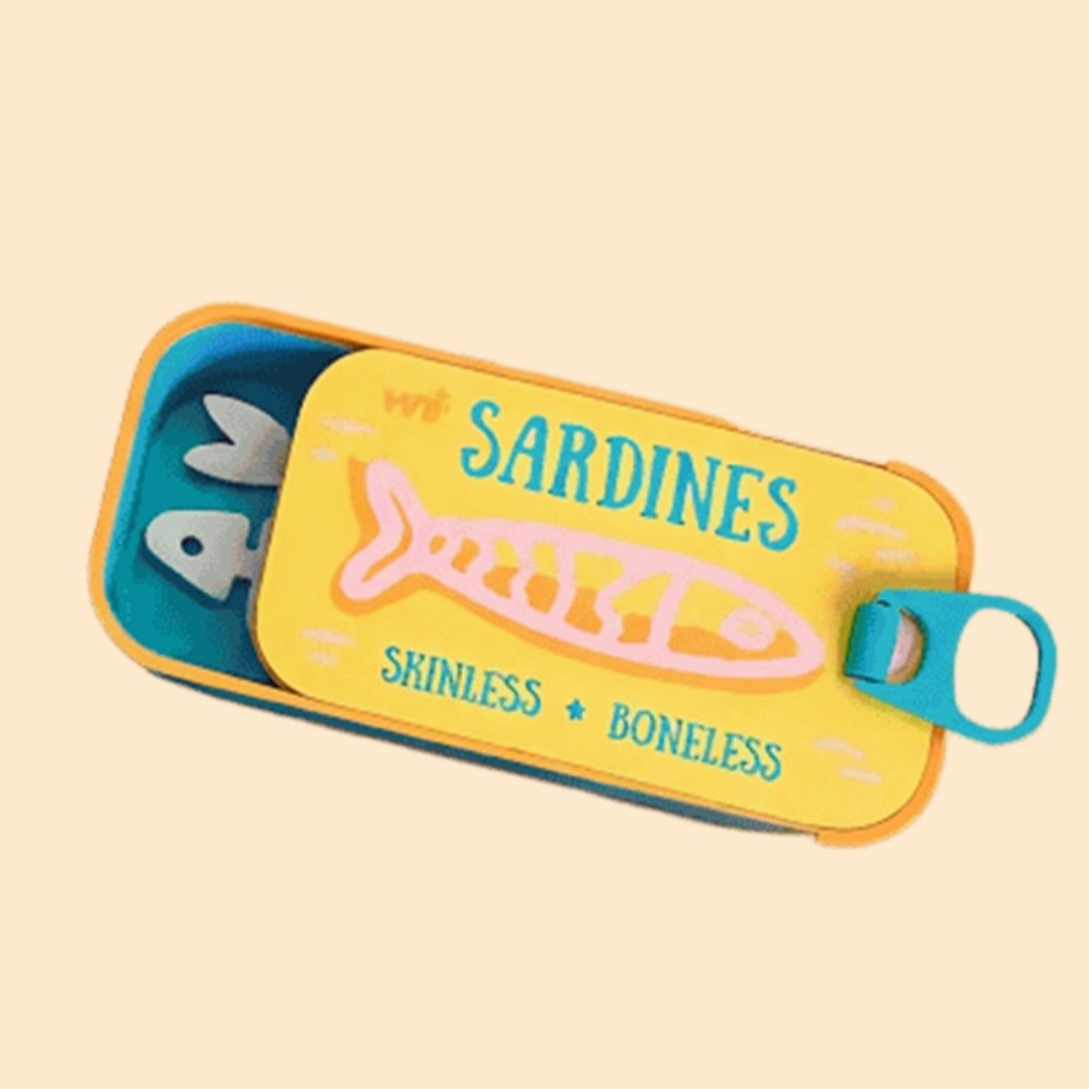 3D Printed Sardine Tin Jewelry - 3D Printing Earrings 评论和价格