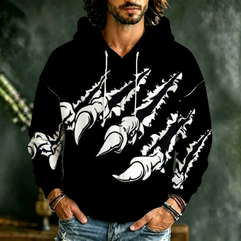 Men Zip Hooded Sweatshirt 3D B - 3D Printing Output 评论和价格