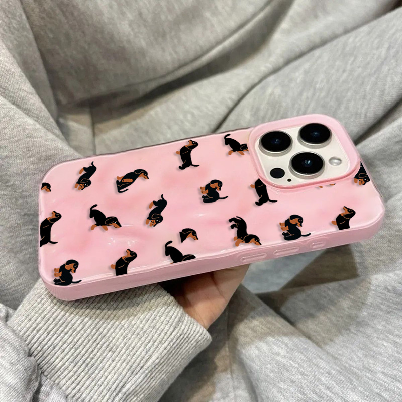 Dachshunds Pattern Soft Silico - 3D Printing Case 评论和价格