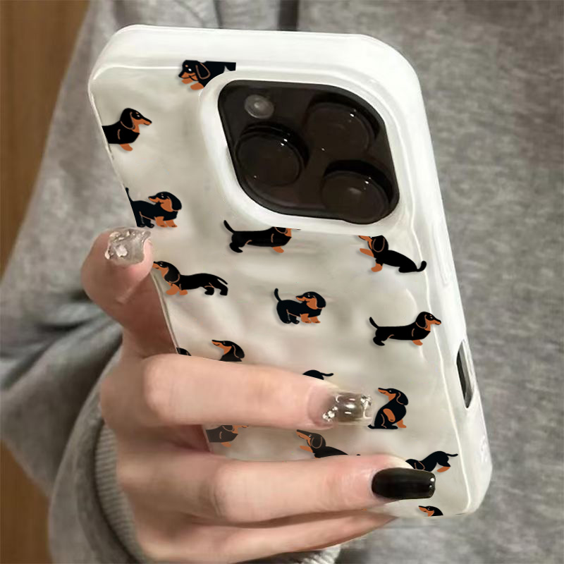 Dachshunds Pattern Soft Silico - 3D Printing Case 评论和价格