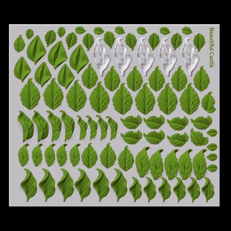 Miniature Leaf Silicone Mold 3 - 3D Printing Earrings 评论和价格