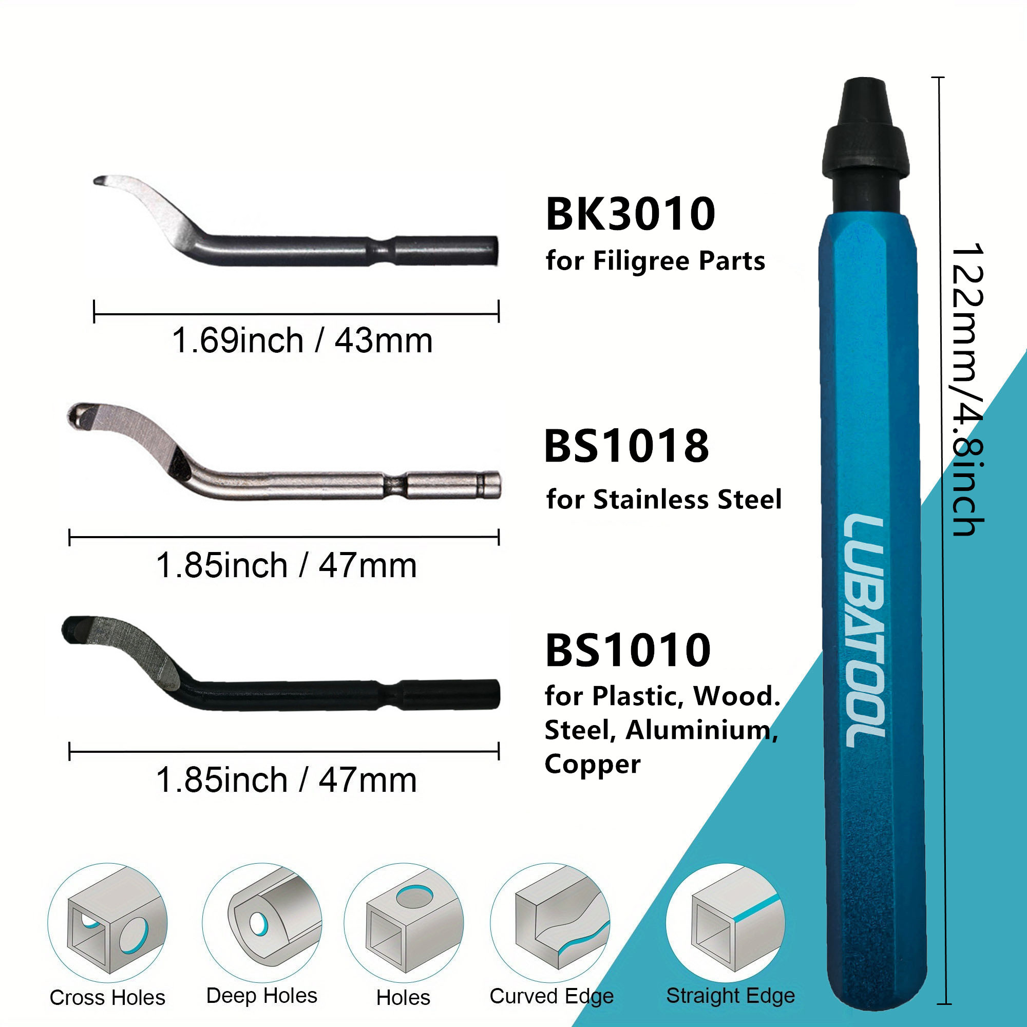 LUBATOOL Deburring Tool with 1 - 3D Printing File 评论和价格