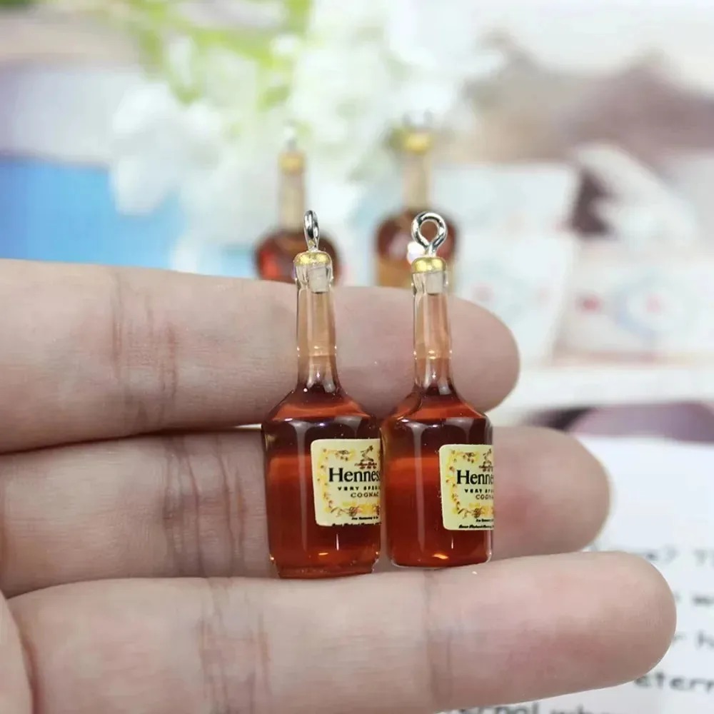 10Pcs/Lot Cute 3D Mini Wine Bo - 3D Printing Earrings 评论和价格