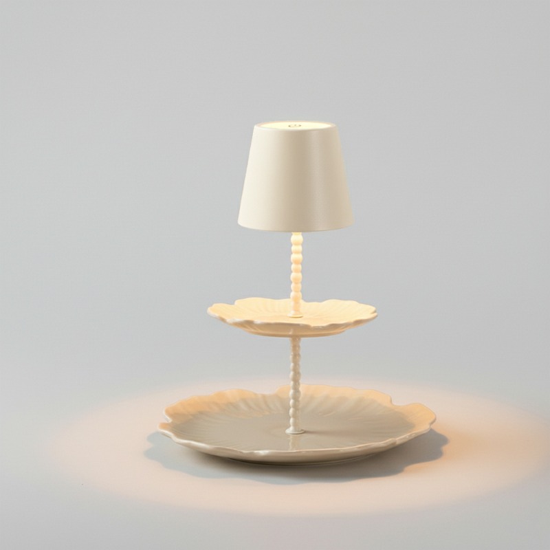 lat Panel Table Lamp Cream Whi - 3D Printing Lamp 评论和价格