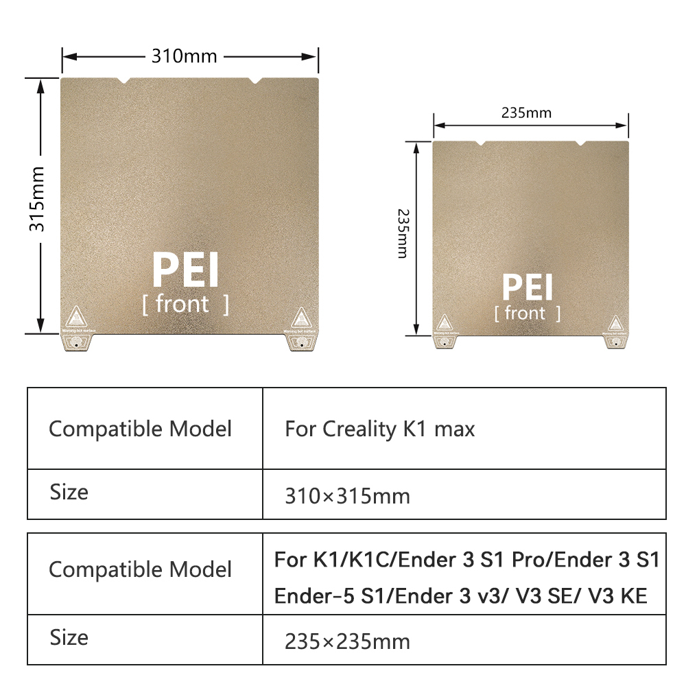 K1 Max Build Plate For Crealit - Ender 3 Upgrade Kit 评论和价格