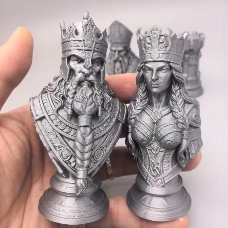 10cm 3D Printed Chess Pieces,  - 3D Printing Chess 评论和价格