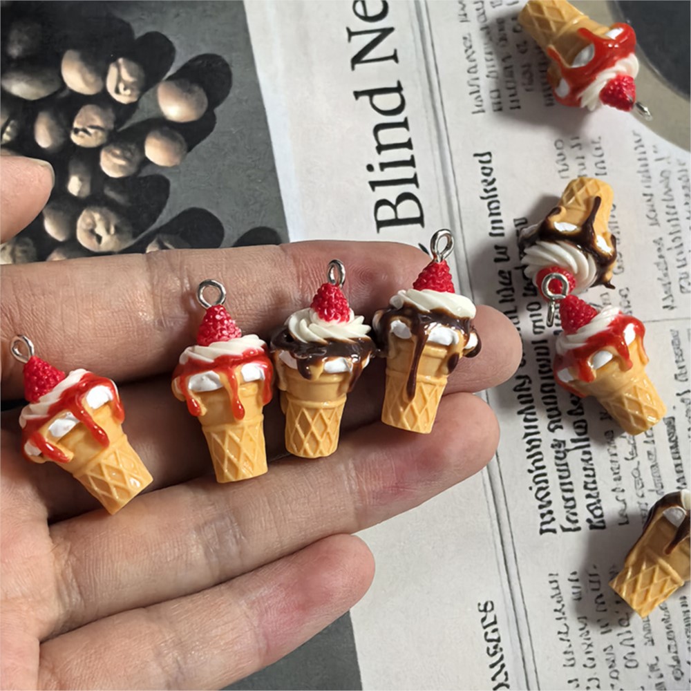 10Pcs Cute 3D Simulation Food  - 3D Printing Earrings 评论和价格