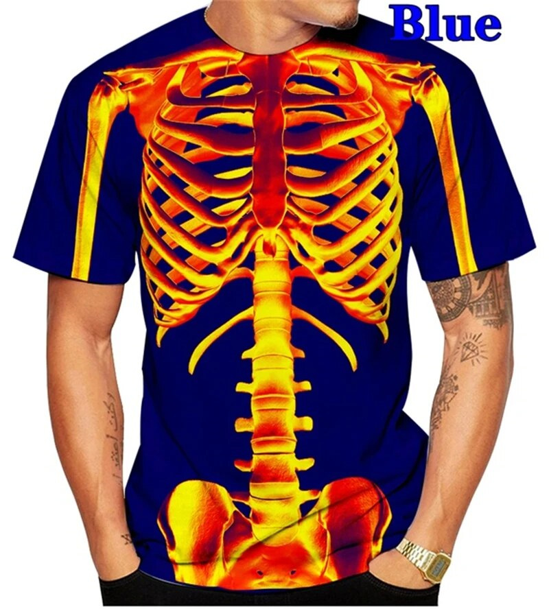 Horror Skull Skeleton Graphic  - 3D Printing X Ray 评论和价格