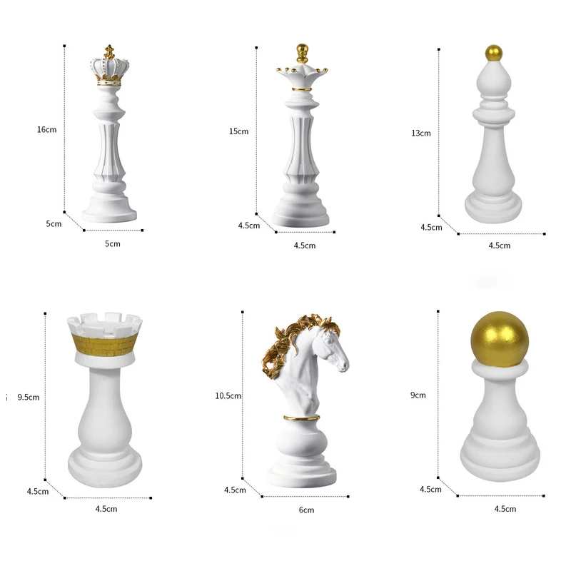 Chess Resin Ornaments Desk Dec - 3D Printing Chess 评论和价格