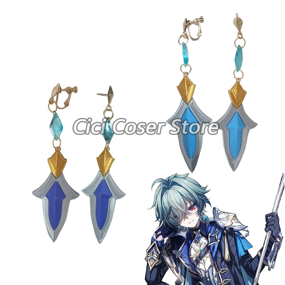 NEW Genshin Impact Lohen Cospl - 3D Printing Earrings 评论和价格