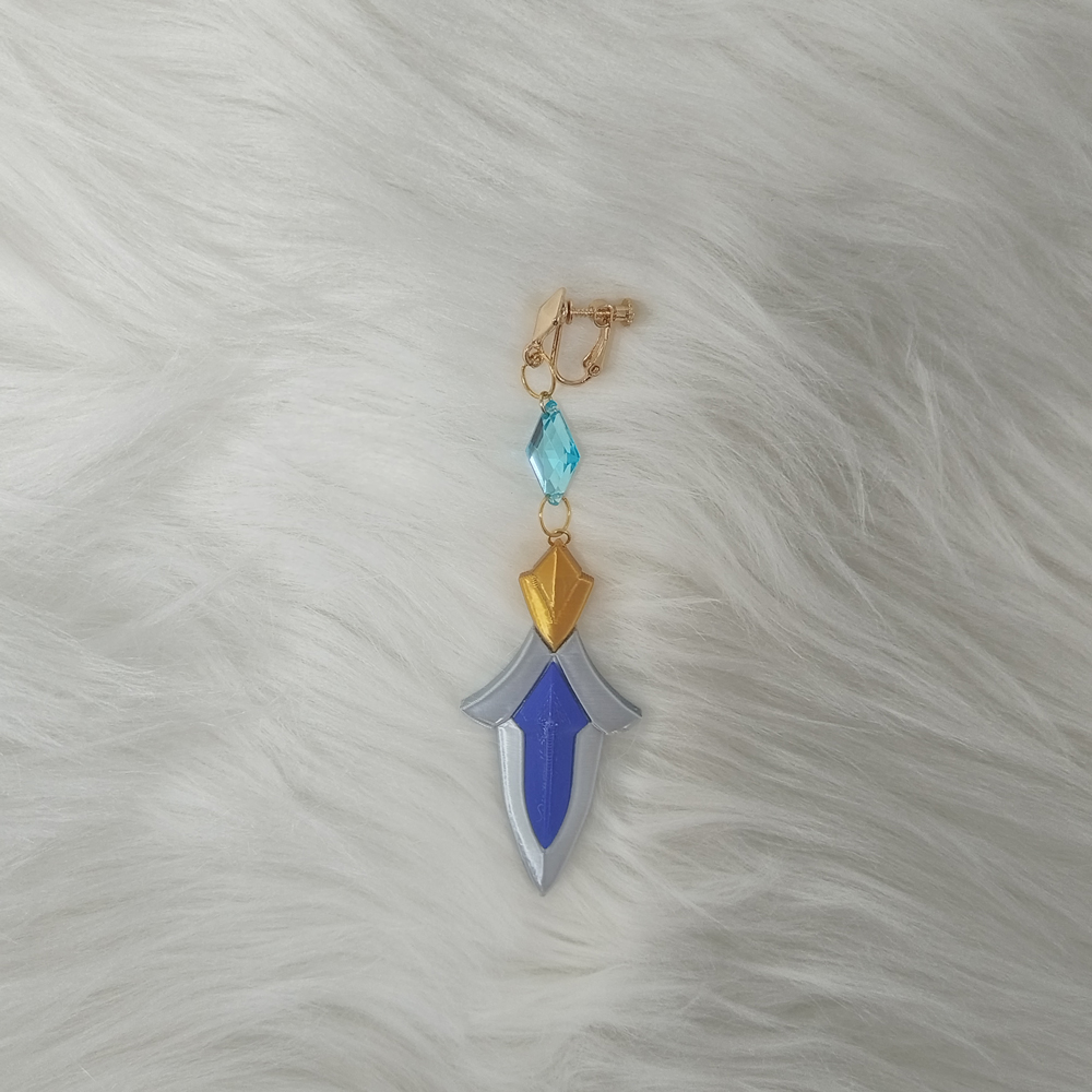 NEW Genshin Impact Lohen Cospl - 3D Printing Earrings 评论和价格