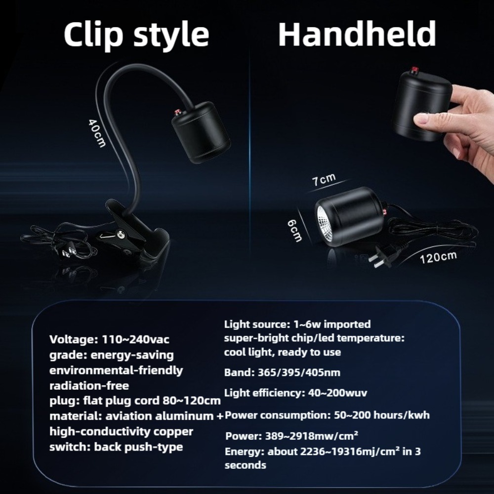 Handheld Clamp UV Curing Lamp  - 3D Printing Lamp 评论和价格