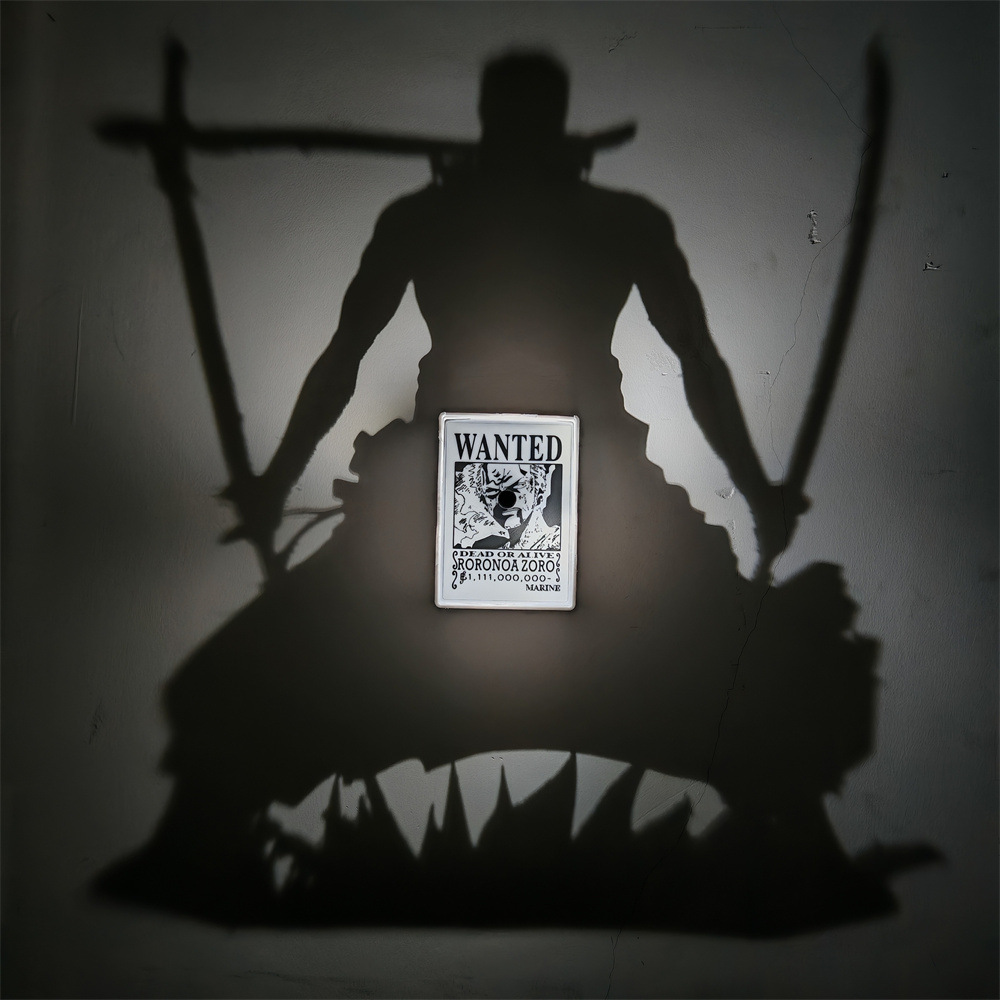 New Anime Zoro Wall Lamp Anime - 3D Printing Lamp 评论和价格