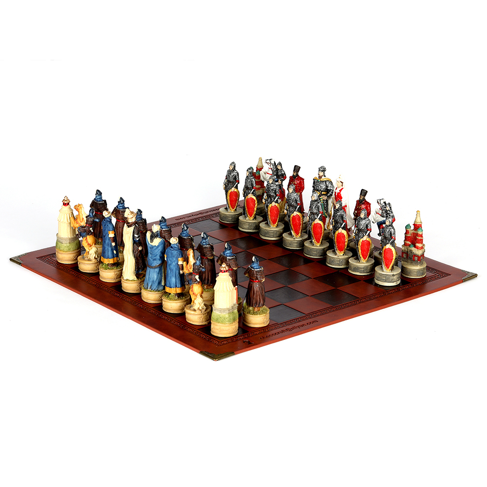 War-themed Chess Set Genghis K - 3D Printing Chess 评论和价格
