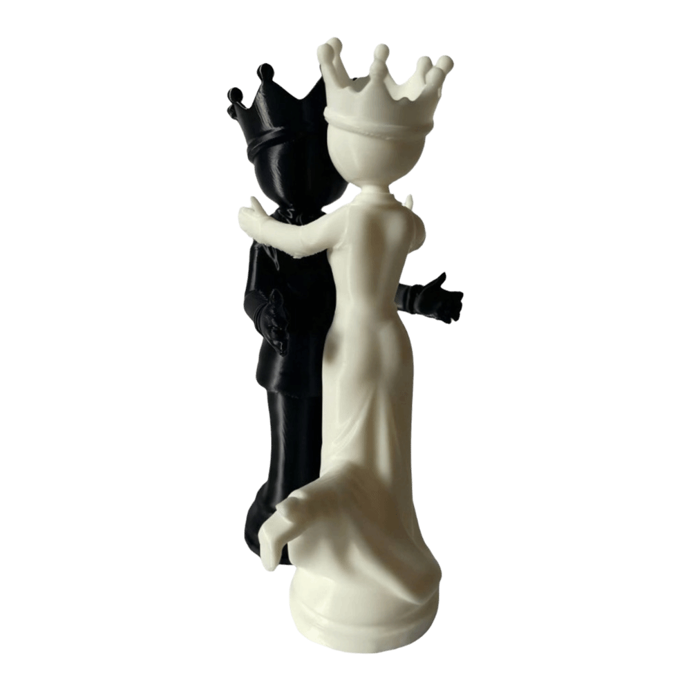 2pcs Lovers Statue 3D Printed  - 3D Printing Chess 评论和价格